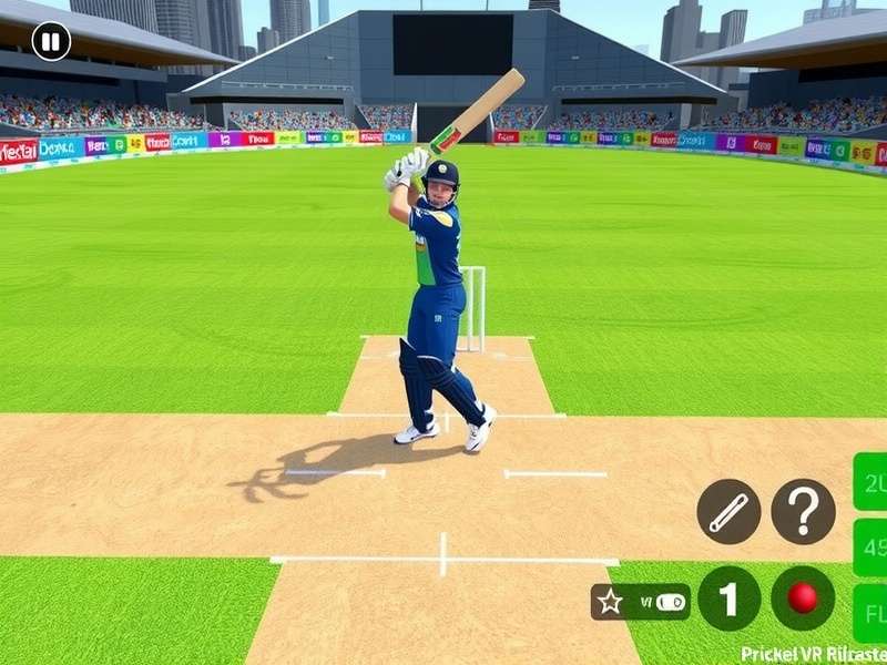 Cricket VR Virtuoso Gameplay Screenshot
